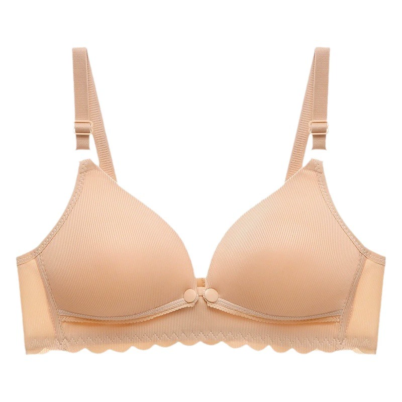 Готовый к отправке трансграничной доставке бюстгальтер для беременных и кормящих женщин, тонкий, с эффектом пуш-ап, против провисания, с передней застежкой для удобства при беременности и после родов.