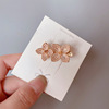 Hairgrip from pearl, cute small hairpins, hair accessory, bangs, flowered, internet celebrity, wholesale