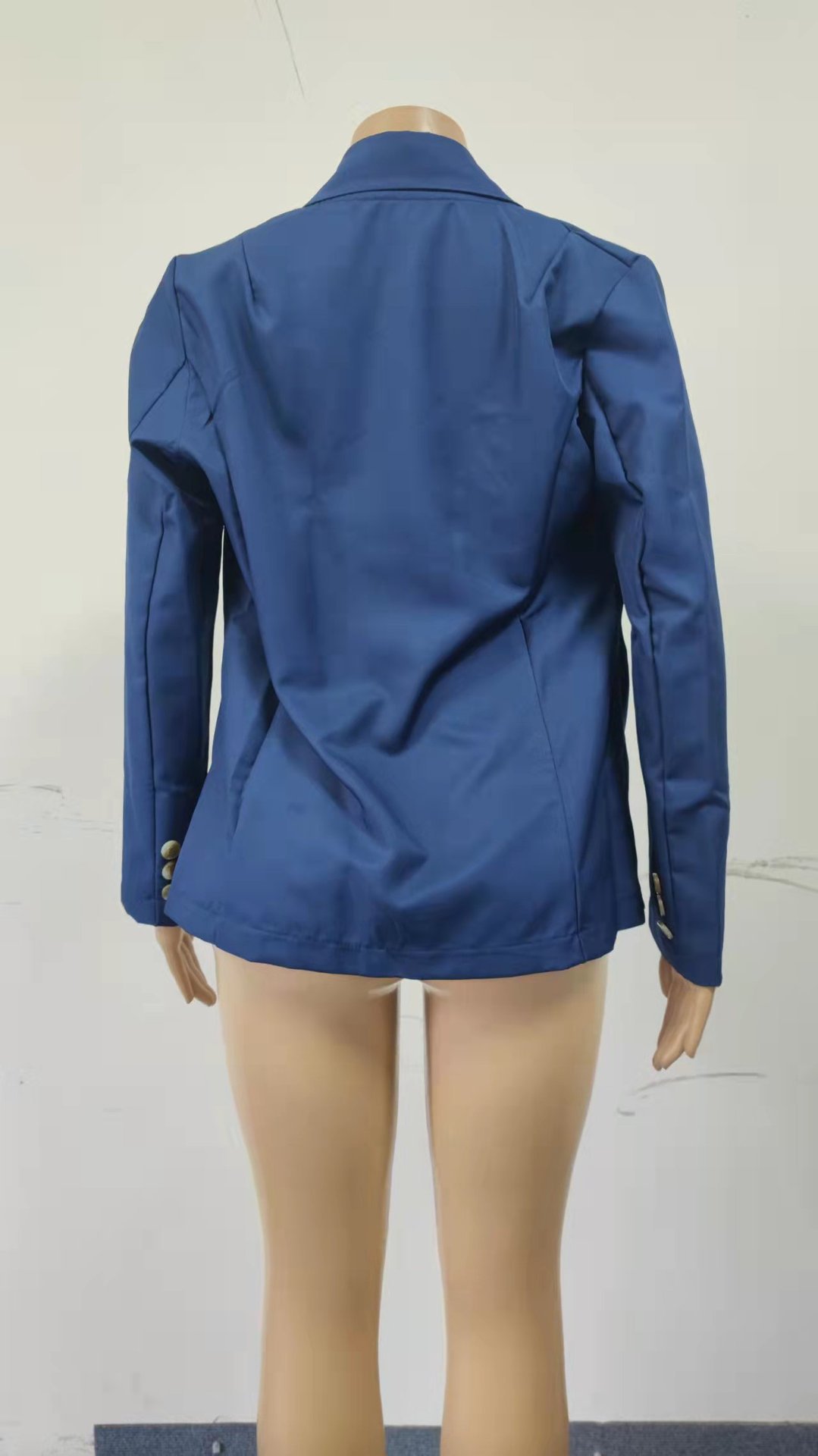 350g Weight Blazer Outerwear Type Long Sleeve Sleeve Length Single Breasted Placket Type Spandex, Polyester Fabric Type Blazer Tops Type Business, Cocktail Party Occasion Turndown Neckline Slim Fit Type Solid Color Pattern Spring, Autumn Season Women's Gender Elegant, Streetwear Style Women's Blazer Long Sleeve Blazers Elegant Streetwear Solid Color 3