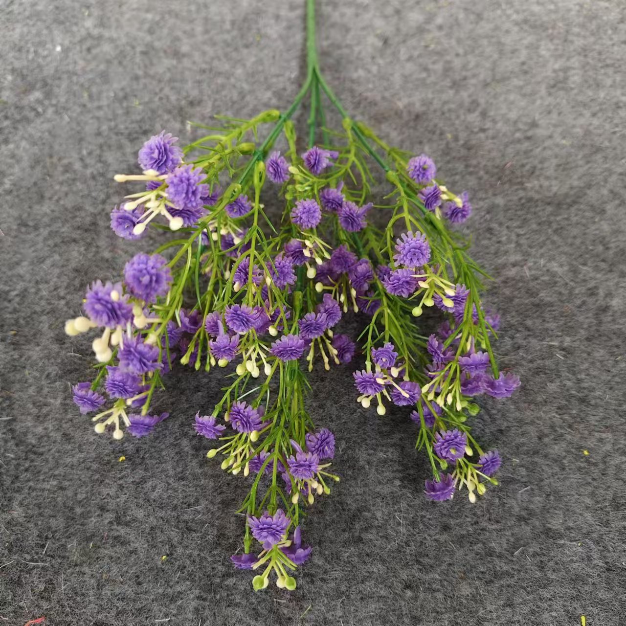 Nuevo pegamento suave con la sensación de mano lleno de flores de simulación de flores de boda decoración de ventanas del hotel en el hogar colocando flores falsas de comercio exterior
