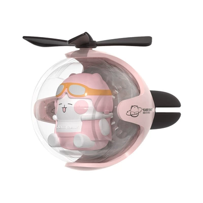Car Perfume Aromatherapy, Car Air Conditioner Vent Fragrance - aik-familypink-cat-comes-with-2-complimentary-aromatherapy-tablets-flying-ball-car-air-freshenerofficially-licensed-odor-eliminator-fragrance-enhancer