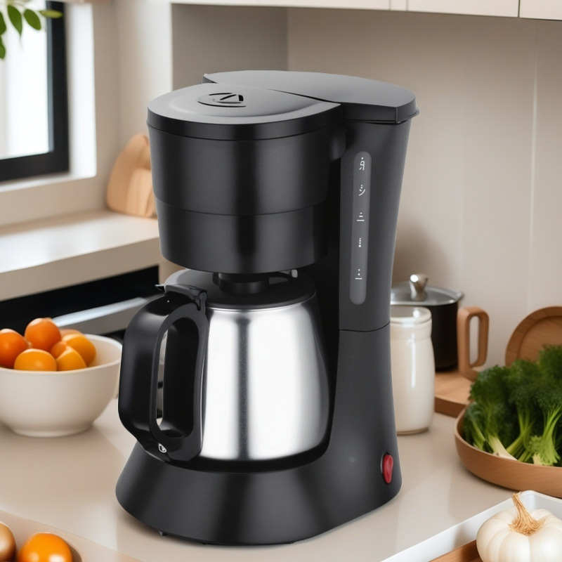 La máquina de café de goteo 600ml 600w es estable y fácil de operar, adecuada para pequeñas salas de té, rentable