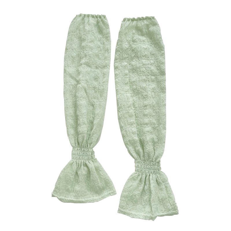 Ice Silk oversleeve verano de las Mujeres Nuevo todo partido campana manga brazo protección hielo manga suelta brazo protección transpirable guantes de protección solar