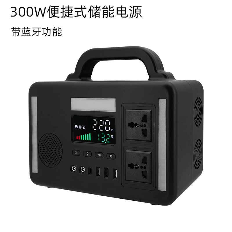 220 В мобильный источник питания портативный 300 Вт большой емкости аварийный уличный источник питания для хранения энергии Bluetooth зарядное устройство