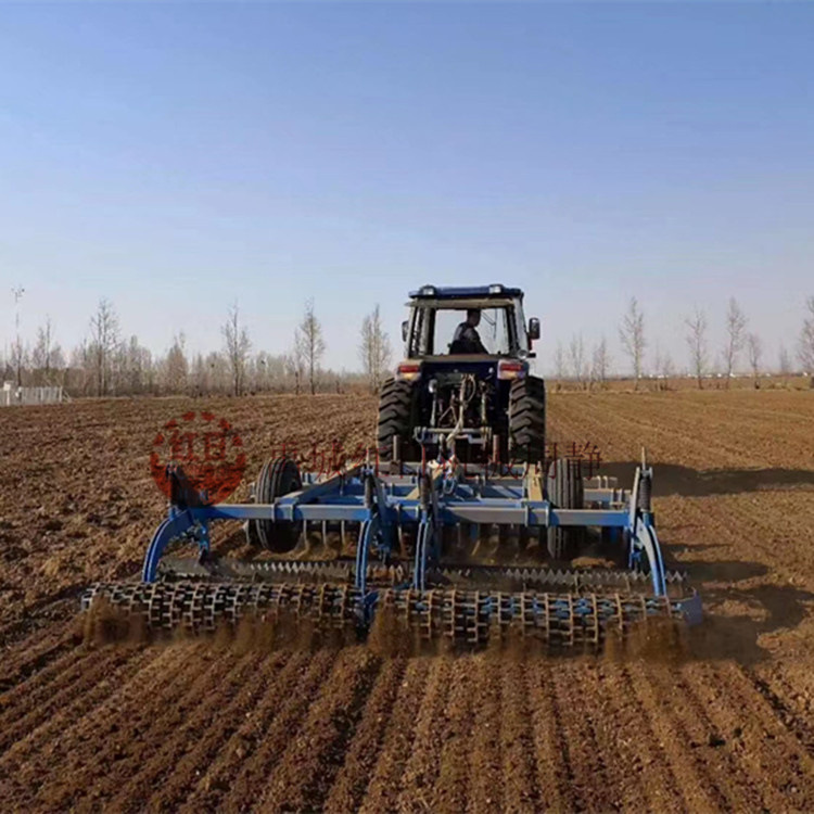 1LZ-5.5联合整地机  5.5米60片碎土整平联合整地机，缺口耙