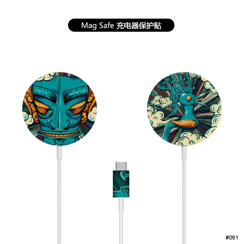 新款适用于苹果MagSafe无线红电器保护贴纸工厂iphone12防刮