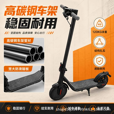 Commuting to Work, Small Scooter – Qatlanan elektrik skuterlər