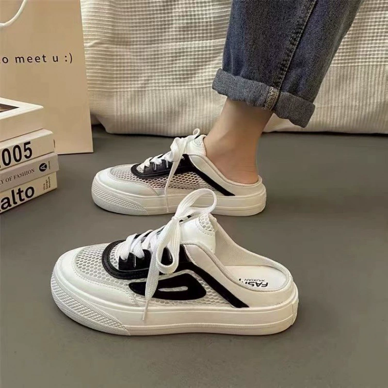 Slippers, summer footwear, cloth shoes, slide platform, 2023