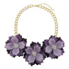 Acrylic accessory, necklace, Amazon, European style, flowered