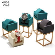 手表展示道具直播橱窗腕表陈列道具金属墨绿阶梯形展示架工厂直供