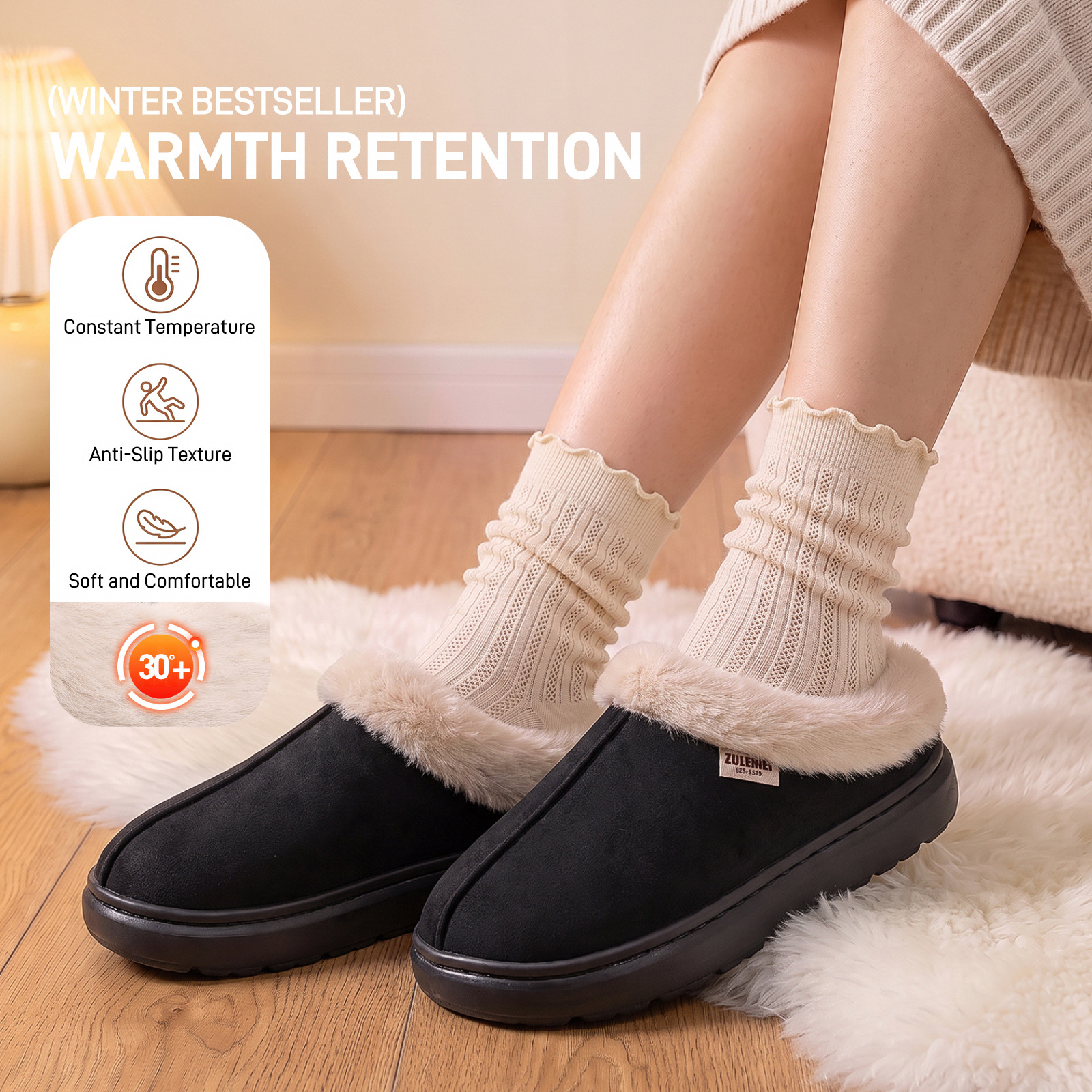 Nuevos zapatos de algodón para mujer, botas de nieve gruesas de terciopelo cruzado, ropa exterior de moda, botas de algodón cálidas, botas cortas sin cordones al por mayor