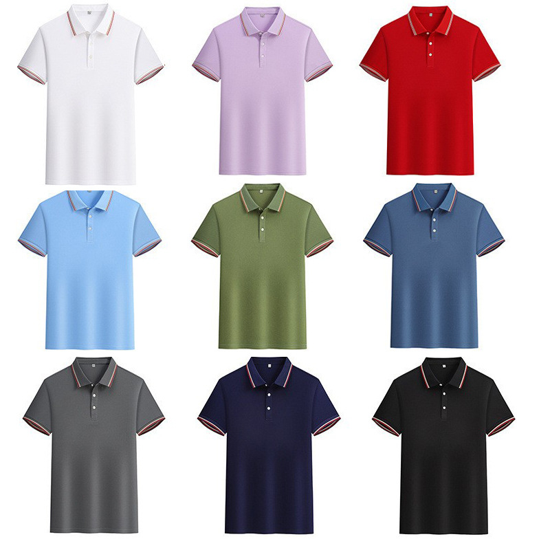 Promotional POLO Shirts for Small Collar Short Sleeve Workwear, Company Group Apparel, Event Shirts with Embroidery and Printing - Summer Edition