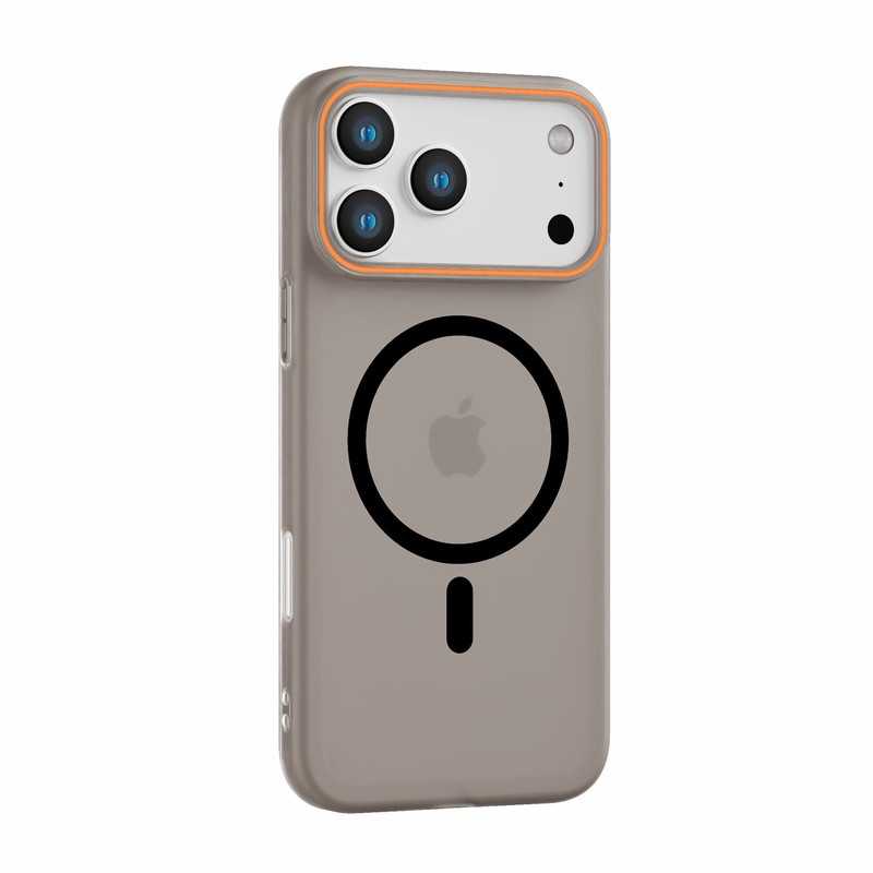 适用iPhone17冰雾磨砂肤感磁吸手机壳苹果16撞色镜框硬PC保护套15|undefined