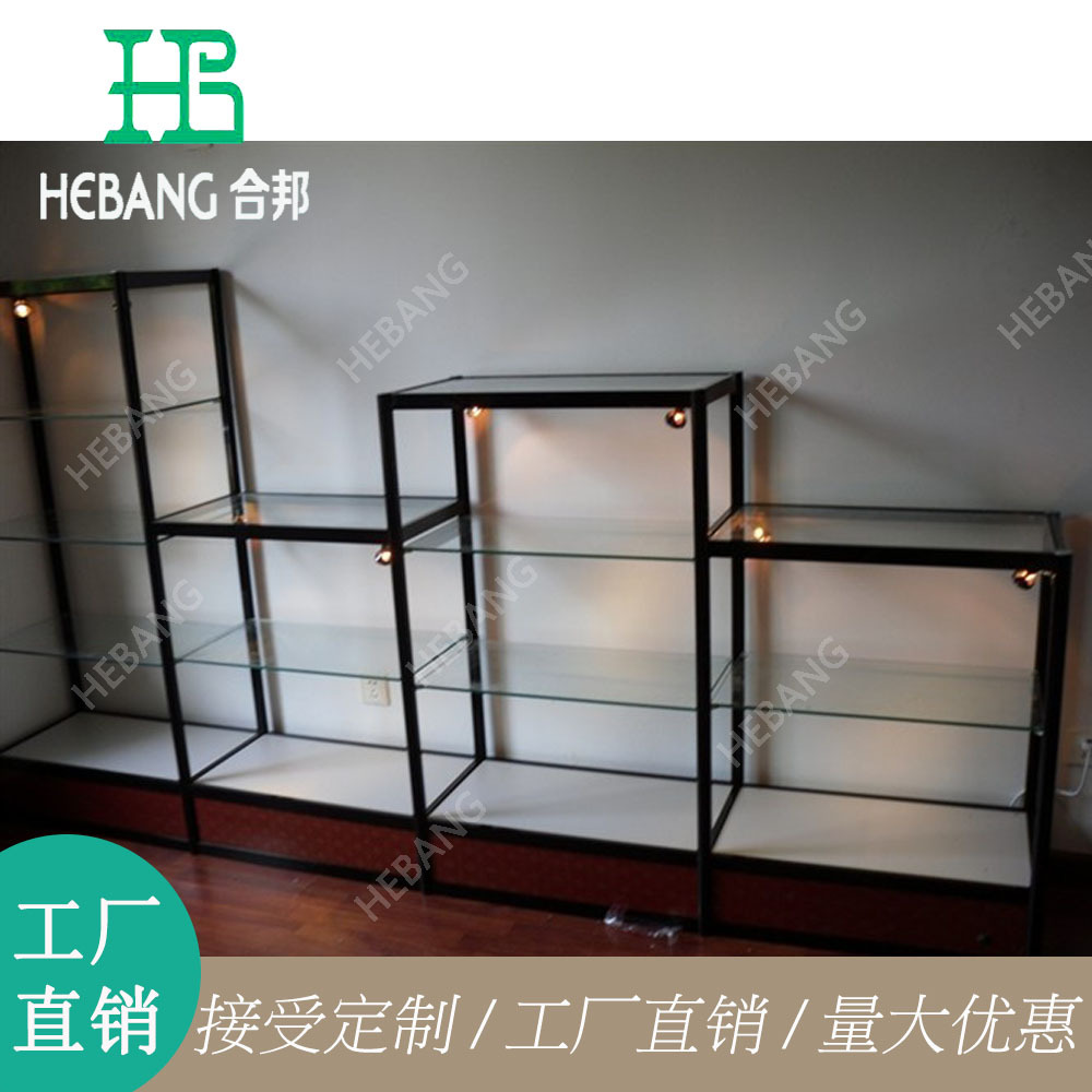铝合金可折叠便携展示柜珠宝手办展柜简单美观大方展览柜简易收纳