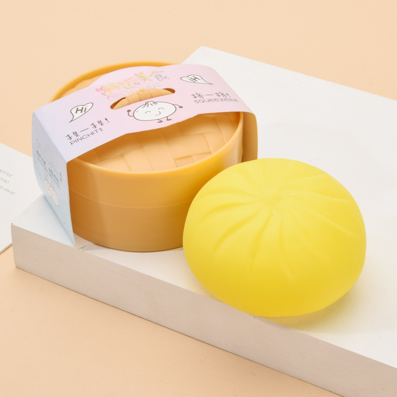 Simulación de bolos de pellizco pellizco juguete de descompresión horquilla de vapor grande bolos de descompresión juguete de ventilación multicolor bolos de leche