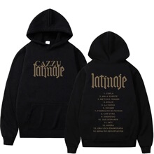 Singer Cazzu Latinaje Fashion Graphic 2025 Hot Sale Hoodie M