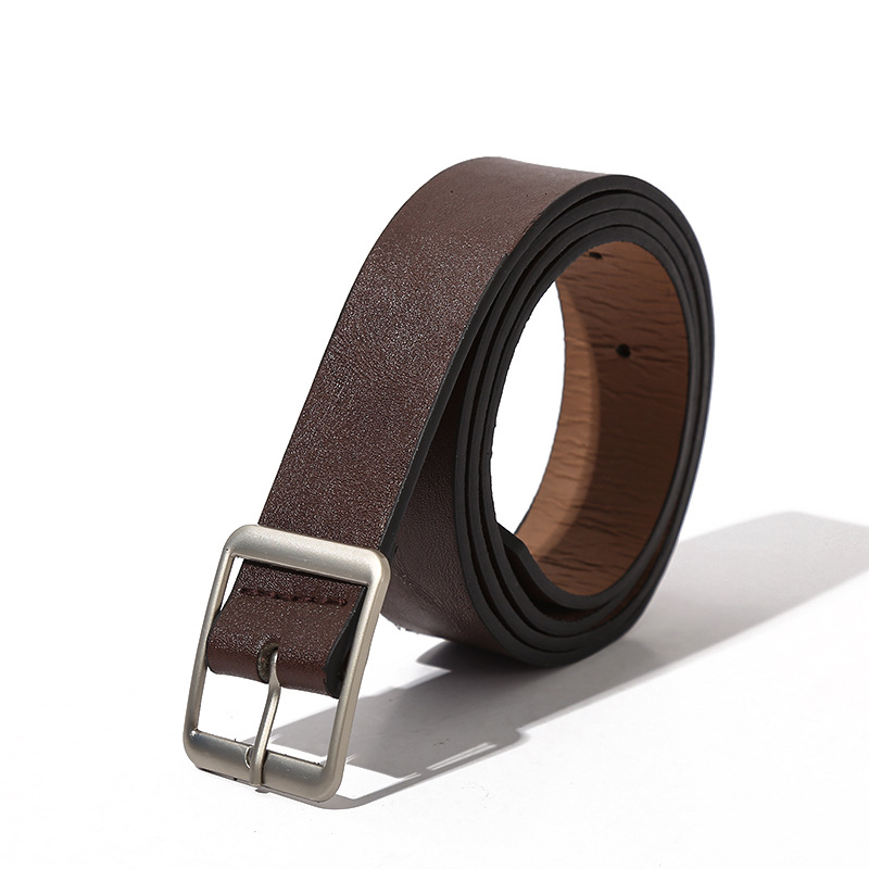 Korean style simple square buckle all-match Fashion Women's belt dress coat decorative belt female student pants belt wholesale