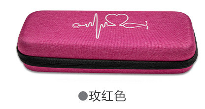 Bolsa de almacenamiento de estetoscopio de partición portátil, médico multifuncional, caja de estetoscopio de corazón fetal para mujeres embarazadas, bolsa de almacenamiento EVA