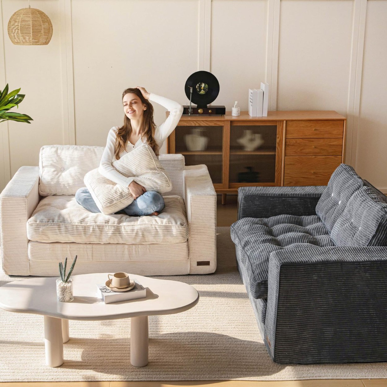 Amazon sofá sofá de seda sofá pequeño tipo de casa sala de estar suelo sofá cama vacío sofá tela de compresión personalizada