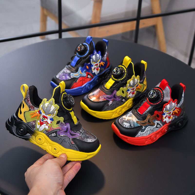 Children's dual wheel invisible shoelaces for boys for students