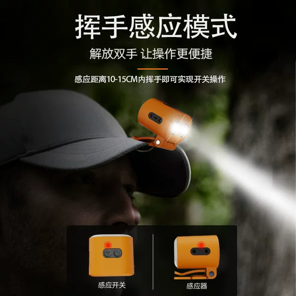 LAN EAGLE Lanying mini camping light cap clip light sensor light super bright clip CAP Head Light Night Fishing light Cap Light