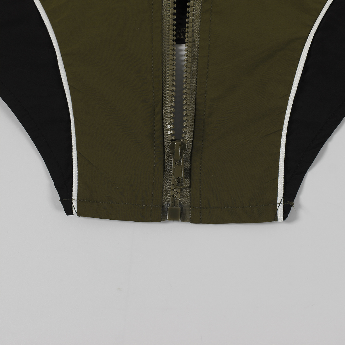 Conjunto deportivo sexy de otoño para mujer, holgado, informal, con contraste de color, de manga larga y abrigo con falda