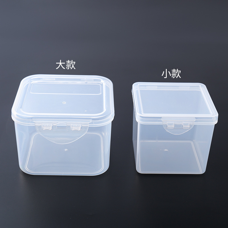 Caja de accesorios impermeables Caja de plástico Caja transparente Caja de herramientas Caja de peces Caja de pequeñas piezas Caja de ganchos de pesca