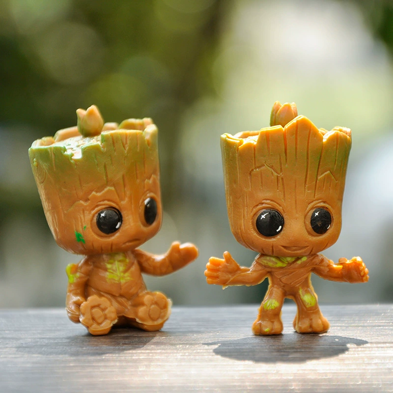 Фигура (Страж Галактики) Дерево малыша — коллекционная blind box, декоративная мини-деталь на рабочем столе 4–6 см