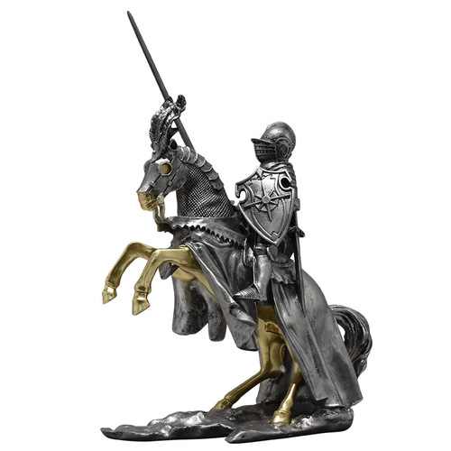 European retro knight ornaments TV cabinet wine cabinet office decoration Roman armor soldier model home accessories