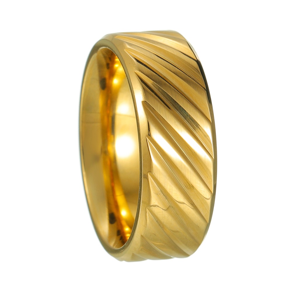 Geometric Pattern All Seasons Season Casual Elegant Simple Style Geometric Titanium Steel Plating Unisex Rings Men Band Rings