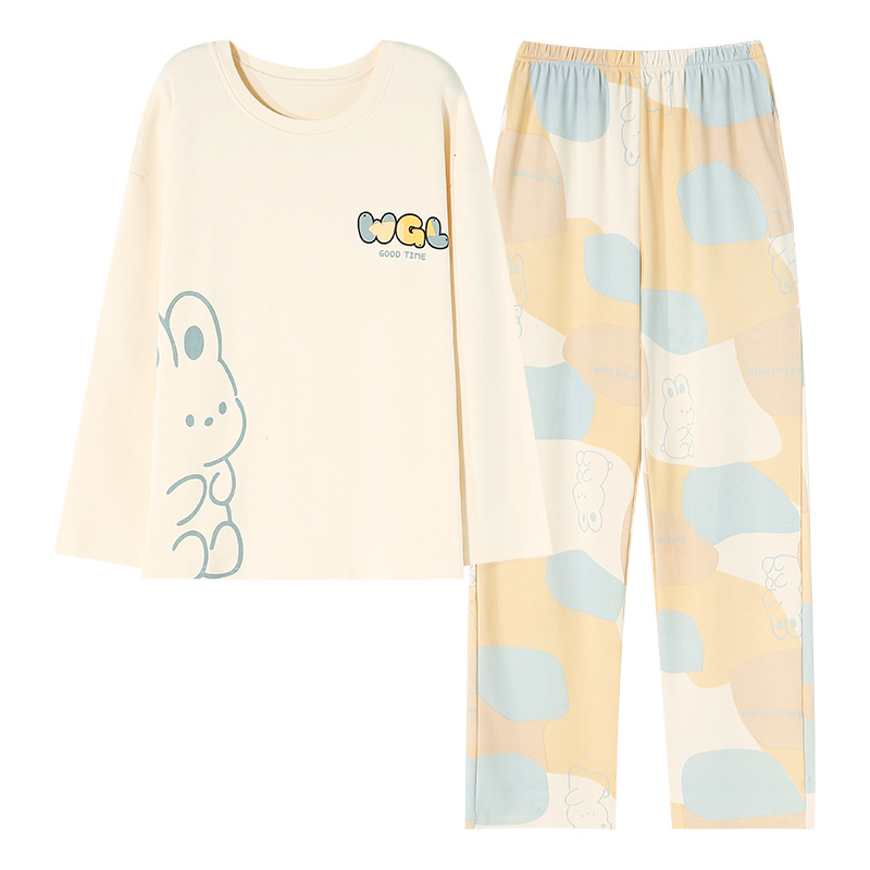 Cartoon comfortable cotton breathable pijama