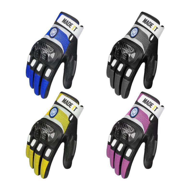 Men's racing car, summer breathable gloves, set, equipment carbon fibre, fall protection 4