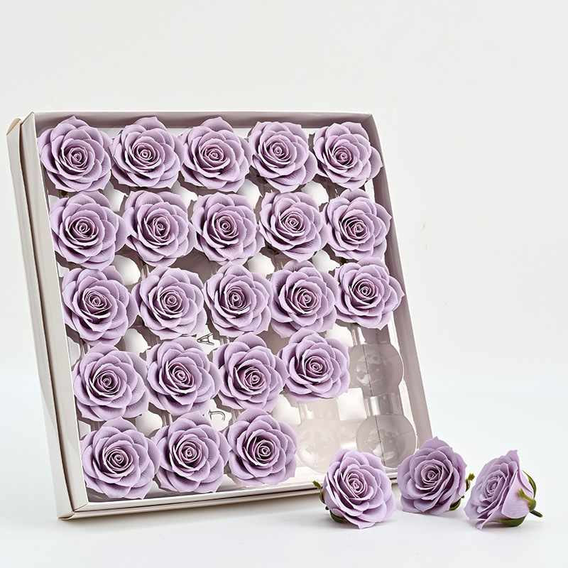 Flor de jabón orgullo rosa siete capas florista DIY material de paquete floral material de paquete floral flores de jabón inmortales