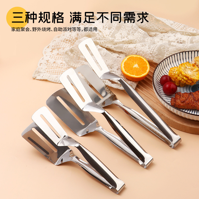 Pinza Espátula de Cocina de Acero Inoxidable 304 Multifuncional