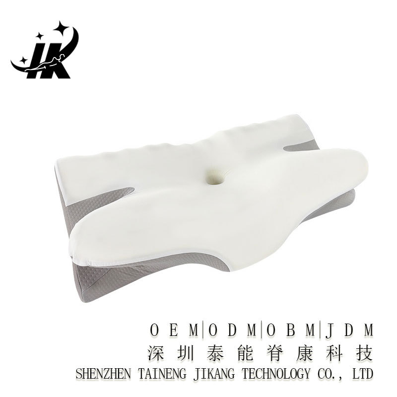 OEM personalizado memoria de algodón explosión tipo mariposa almohada de tracción cervical transfronteriza almohada de tracción ergonómica función de protección del cuello dormir lateral image 18