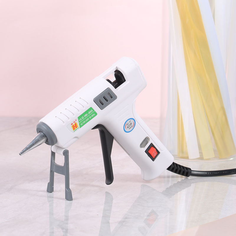【Factory Direct Sale】Yellow HK804 High-Temperature Hot Melt Glue Gun Industrial Grade 40W Rapid Heating Hot Melt Glue Gun