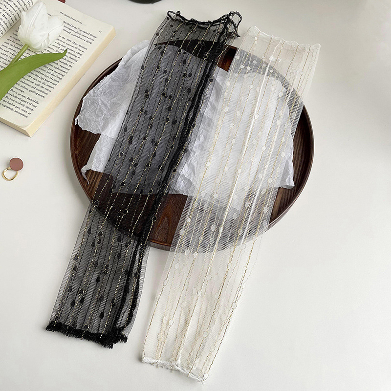 Seda de hielo protección solar overse sleeve verano encaje malla hielo manga conducción al aire libre protección solar protección del brazo protección Hada chiffon overse