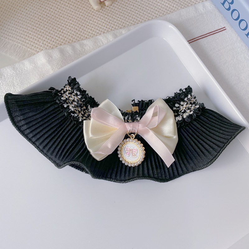 흰 나비 스카프