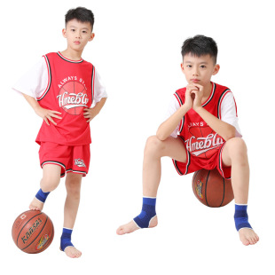 Manufacturers Children's sapphire blue polyester cotton knitted warm student foot protection ankle protection Sports protective equipment sporting goods
