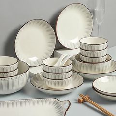 高級食器セット、食器セット、家庭用陶器下絵色和風食器、新築祝い2025新スタイル