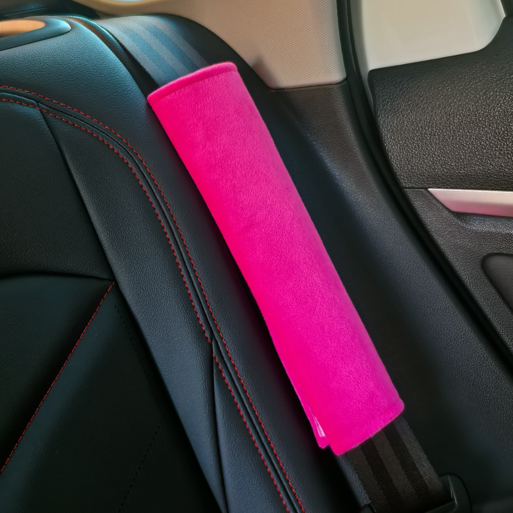 Protector de Hombro para Cinturón de Seguridad de Terciopelo de Cristal para Asiento Infantil