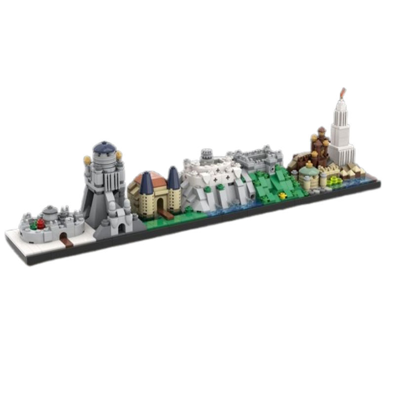 Westeros Skyline Klemmbausteine Modell Für Kinder Bauklötze_voghion.com