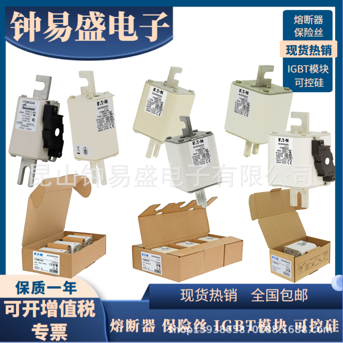 美国BUSSMANN熔断器170M1359  170M1360  170M1361  170M1362