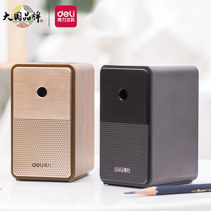 Deli канцелярские товары 71160 Классическая Ручная точилка для карандашей толщина Регулируемая ручная точилка для карандашей Автомобильная точилка для карандашей ручная