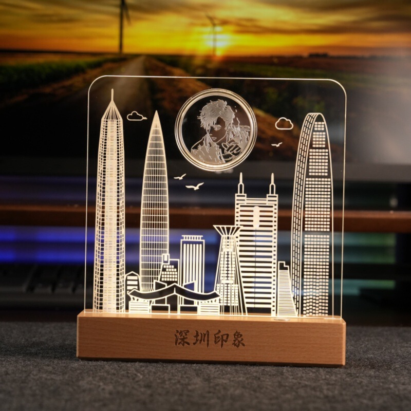 イベント・ホリデー用品、ビジネスギフト、少量カスタム3Dナイトライト、傘、保温カップセット、テクノロジー|undefined