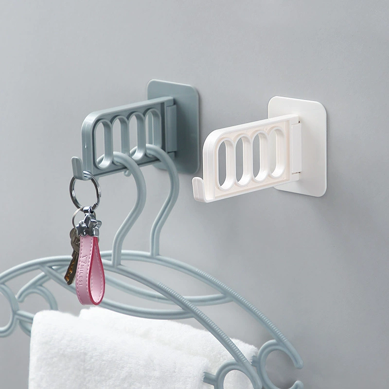 Крючок для хранения одежды Складная вешалка Многоцелевая настенная вешалка для дома и спальни Вешалка с четырьмя отверстиями