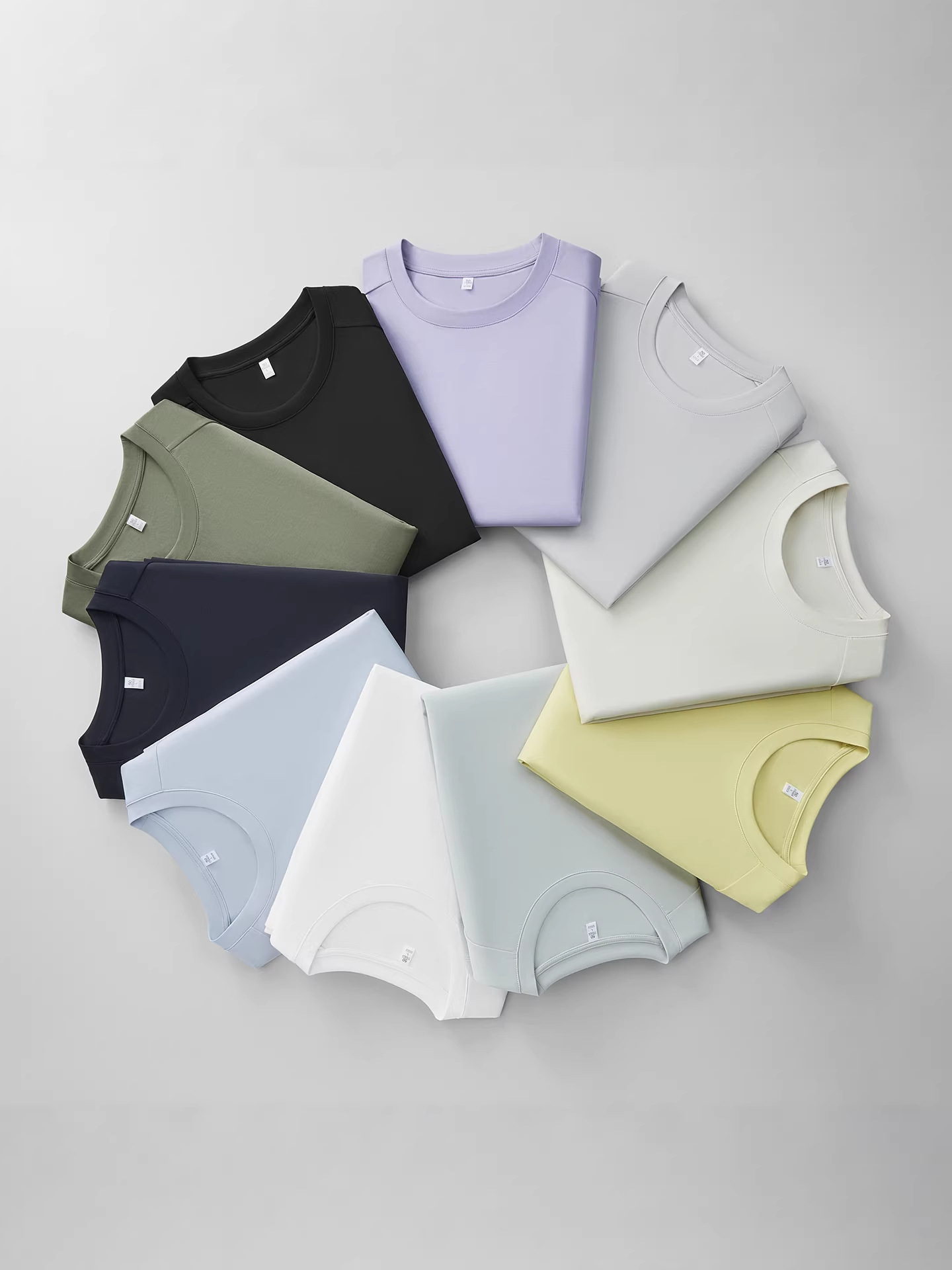 Летняя хлопковая дышащая универсальная футболка для отдыха, короткий рукав