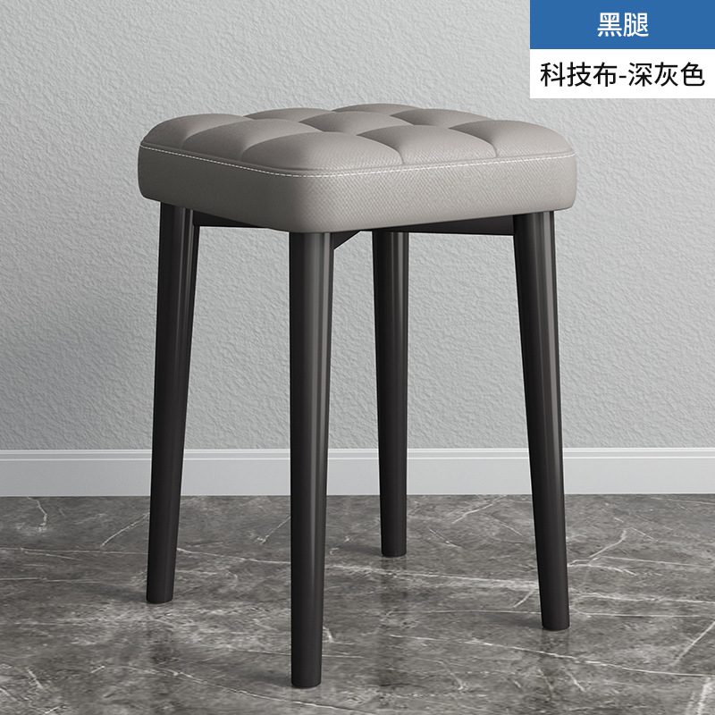 Mesa y silla de comedor, respaldo doméstico 2022, nuevo estilo de red red red gruesa, lujo ligero, cojín de pan de alta calidad, taburetes apilables