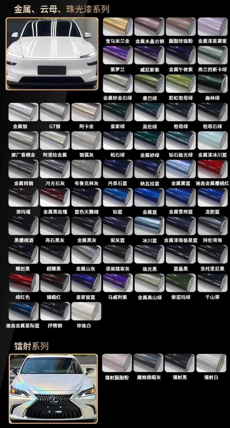 Imported Shell Powder from the Source Factory, Car Wrap Self-Healing Ppf Color-Changing Car Film, Tpu Film in Full Roll