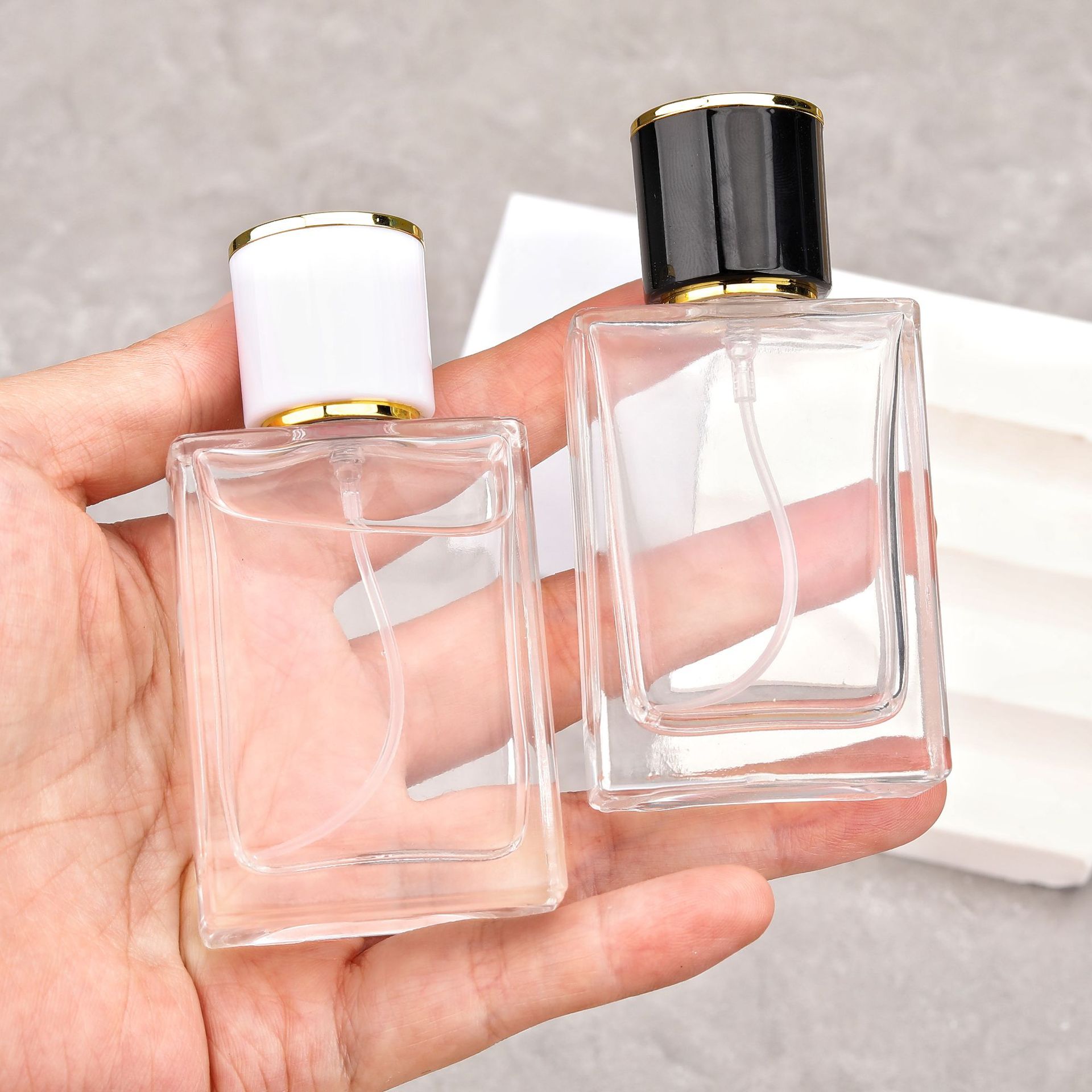 Frasco Atomizador de Perfume F092D 30 ml de Vidrio Rellenable para Muestras
